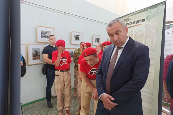 Открытие выставки «Ленинградская область в годы Великой Отечественной войны» в Волховском муниципальном районе